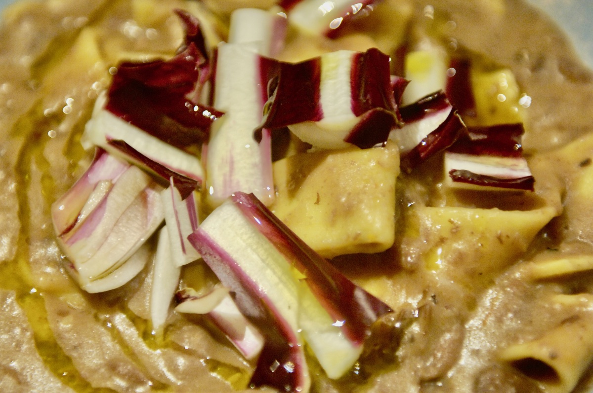 La pasta con i fagioli e … il radicchio di Treviso