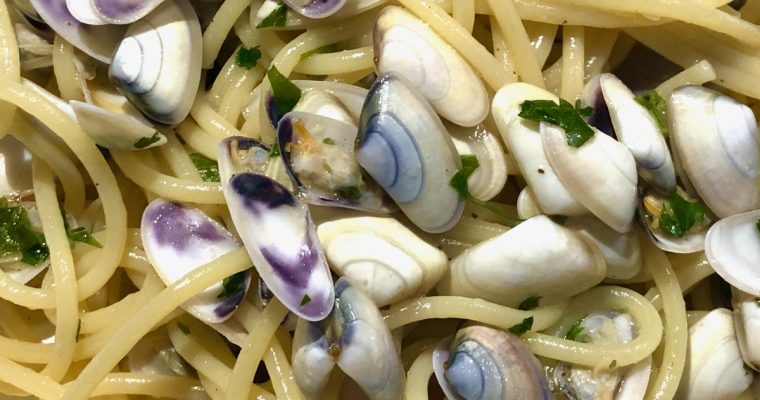 Gli spaghetti con le telline