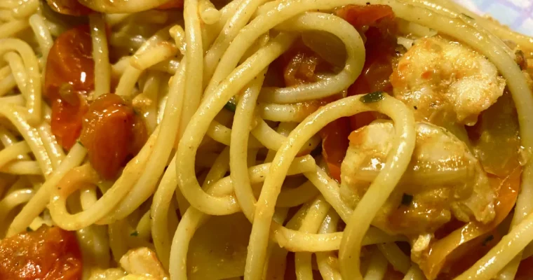 GLI SPAGHETTI CON I GAMBERI LE RICETTE AI TEMPI DEL #CORONAVIRUS