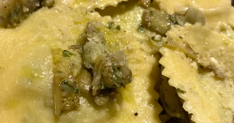 I RAVIOLI CONDITI CON I CARCIOFI LE RICETTE AL TEMPO DEL #CORONAVIRUS