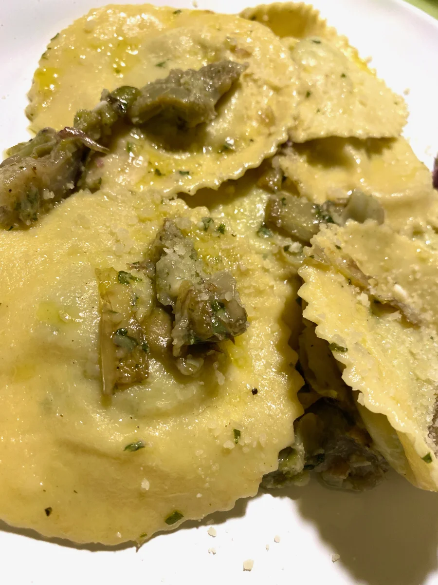 I RAVIOLI CONDITI CON I CARCIOFI LE RICETTE AL TEMPO DEL #CORONAVIRUS