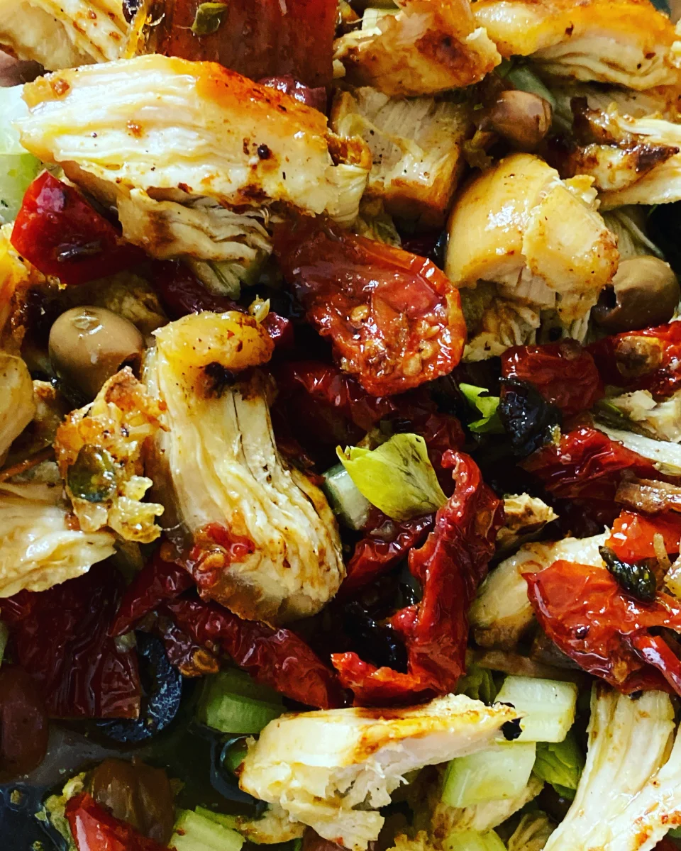 Due variazioni di insalata di pollo