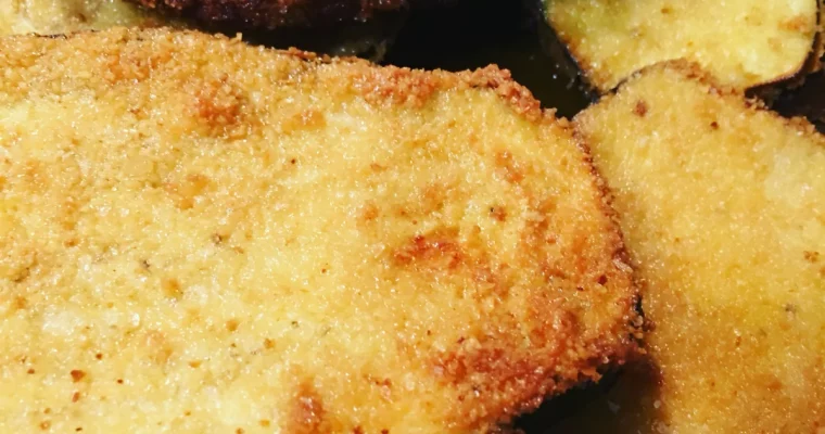 LE COTOLETTE DI MELANZANE “PANATE” RIPIENE